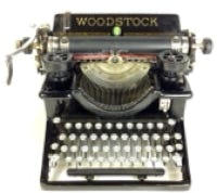 image of a woodstock typewriter